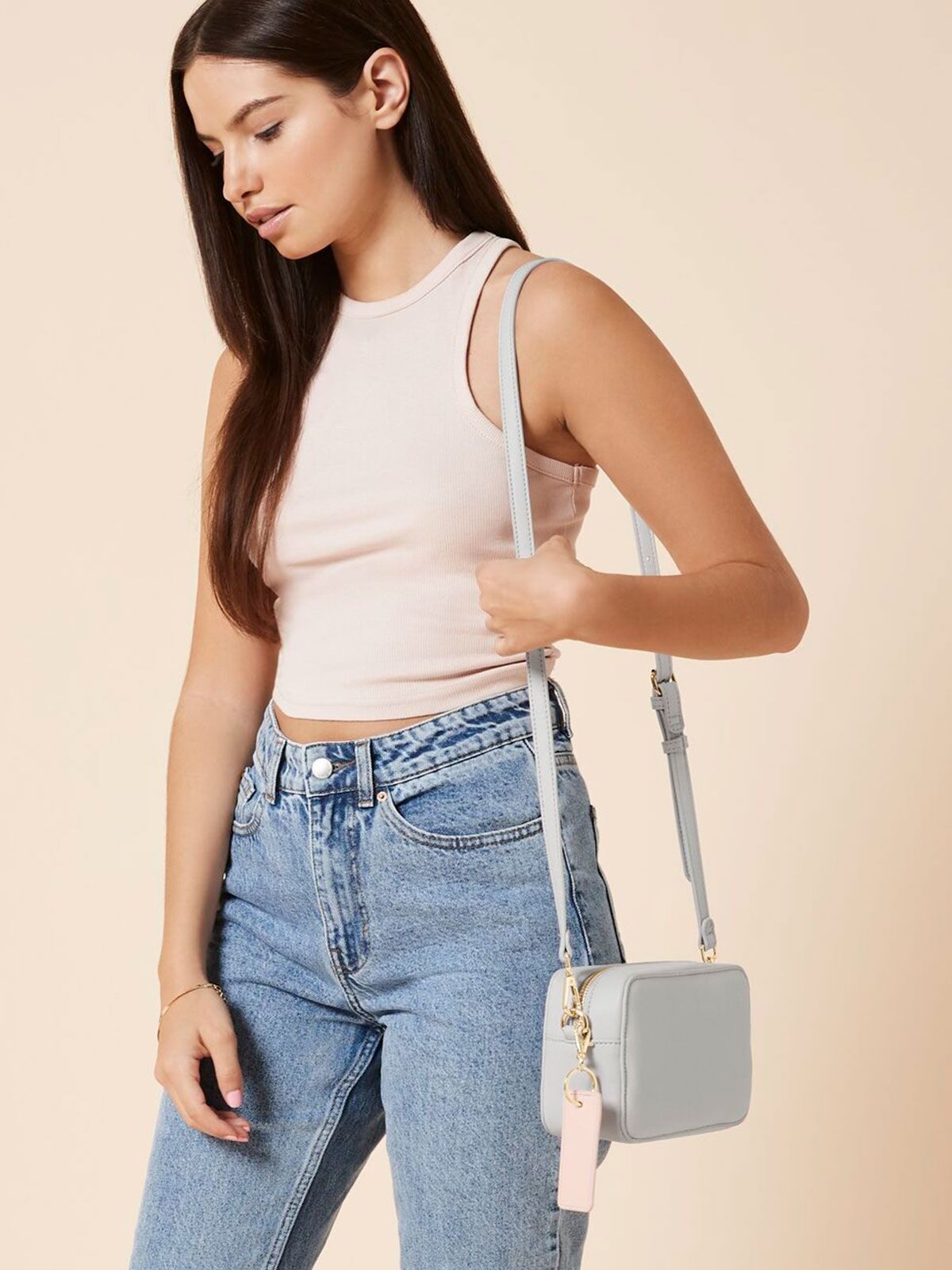 Boutique Structured Cross Body Bag