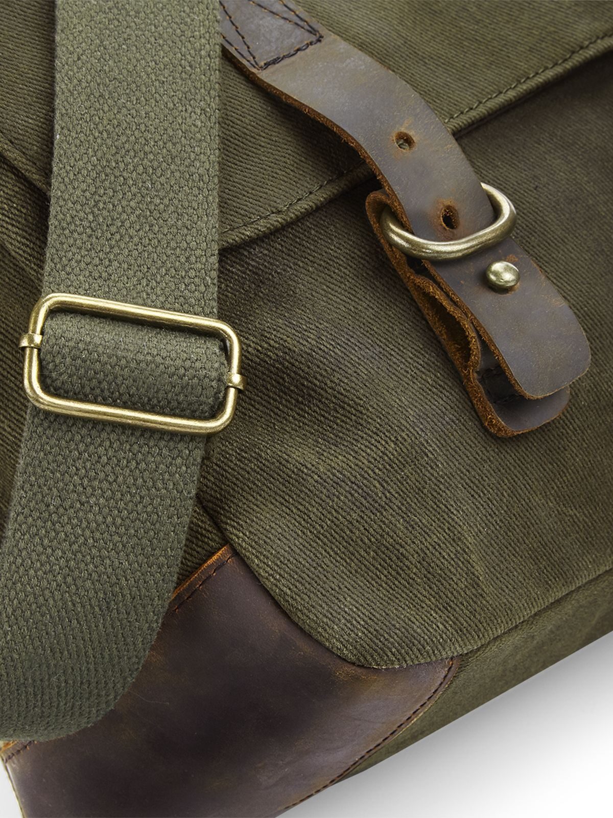 Heritage Waxed Canvas Messenger