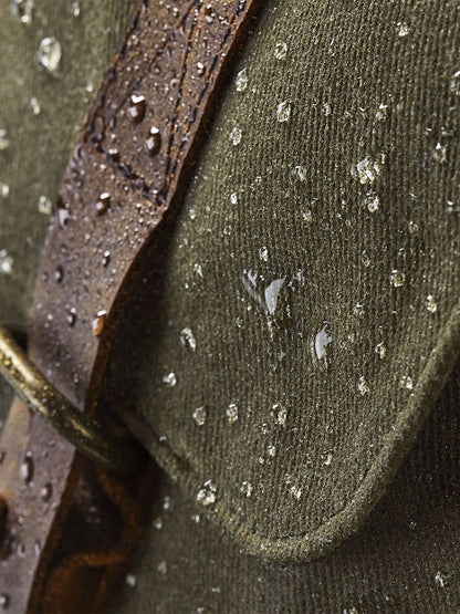 Heritage Waxed Canvas Messenger