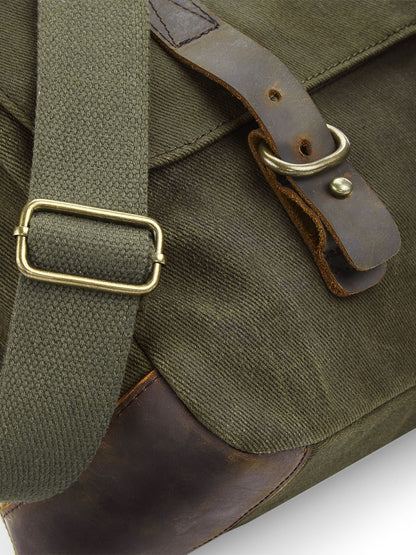 Heritage Waxed Canvas Messenger