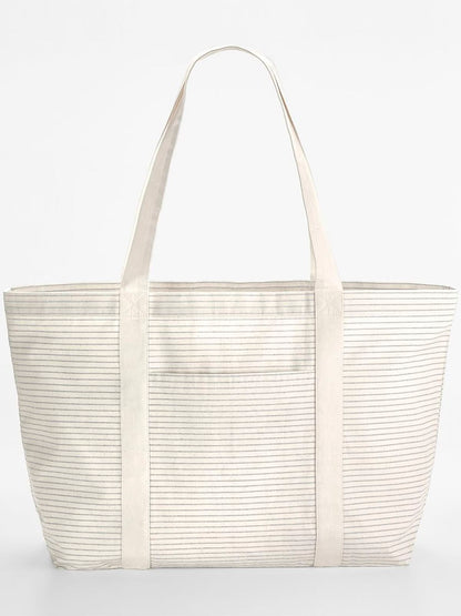 Striped Organic Cotton Tote Shopper