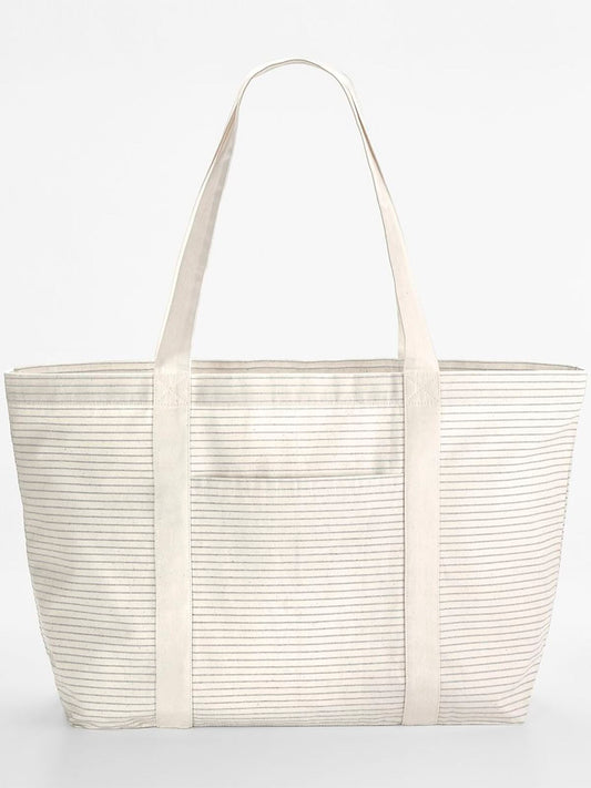 Striped Organic Cotton Tote Shopper