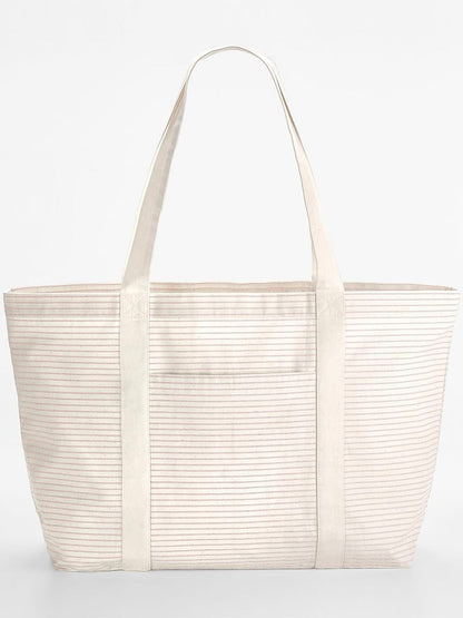 Striped Organic Cotton Tote Shopper