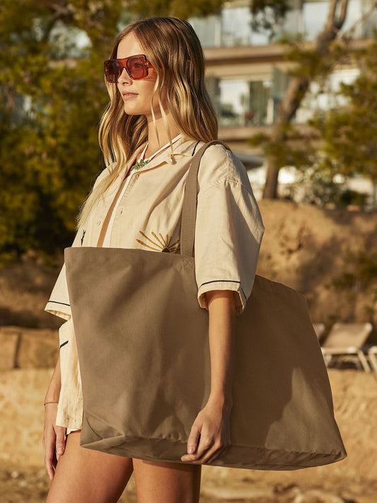 Oversized Canvas Tote Bag